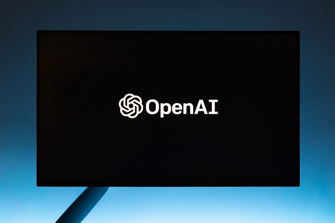 AI assistant displayed on a monitor